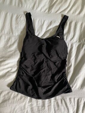 Puma ruching tankini top